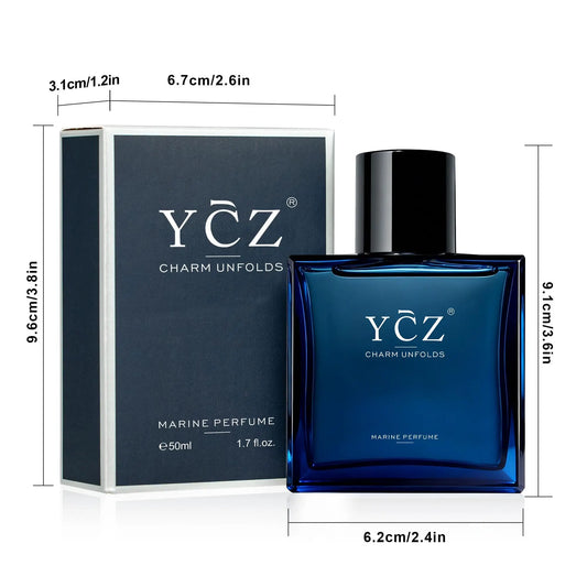 Ycz Eau De Parfum for Men â 1.6 oz (50 ml) â Premium Fragrance â Long-Lasting Oriental Woody Scent (Infused with Pheromones)