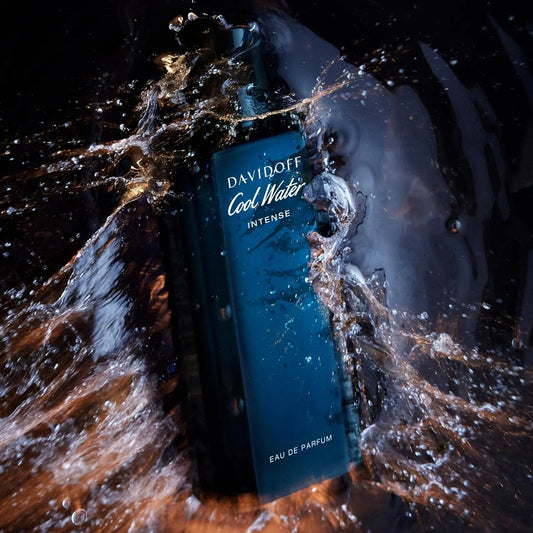 Davidoff Cool Water Eau de Parfum Intense â Ambery Men's Cologne â With Notes of Green Mandarin, Coconut Water & Amber â Long Lasting Fragrance - 4.2 Oz