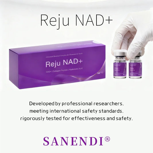 Sanendi Dermapen Serum NAD+Facial Serum Collagen Glutathione Hydrating Firming Skin Booster 10Vials*Box