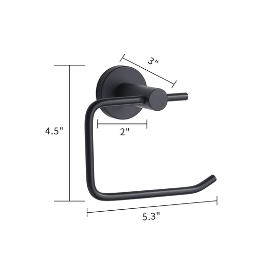 SARIHOSY Stainless Steel Toilet Paper Holder Bathroom Accessories Paper Roll Shelf Towel Rack