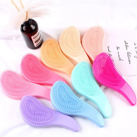 Portable Magic Handle Hair Comb Anti Static Massage Hair Brush Detangle Shower Massage Hairbrush Combs Salon Hair Styling Tool