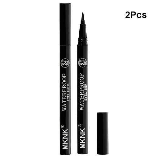 1/2Pcs Black Eyeliner Pencils-Smudge-Proof, Waterproof Long-Lasting &Beginner-Friendly Smooth High Pigmented Punk Eye Makeup