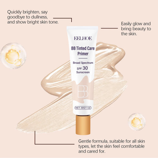 Protective BB Cream - Coverage for Facial Blemishes, Moisturizing, Daily Protection Tinted Moisturizer