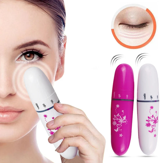 Eye Care Beauty Instrument Remove Wrinkle Dark Circles Puffiness Anti-aging Mini Electric Portable Eyes Vibration Massager
