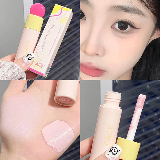 CACE 3 Colors Liquid Concealer Moisturizing Waterproof Full Cover Face Acne Dark Circles Concealer Cream Nourishing Cosmetics