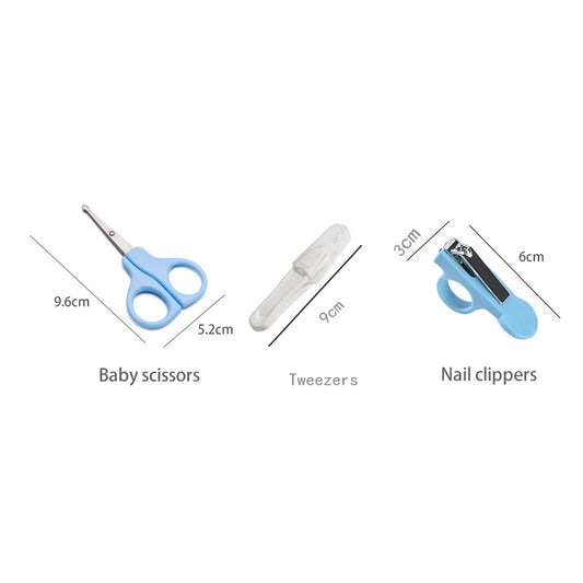 3-in-1 Baby Manicure Kit and Pedicure Set Include Baby Nail Clippers,Tweezers,Scissors