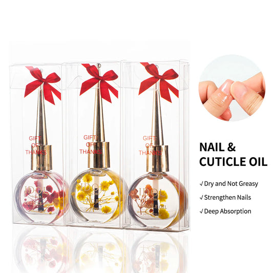 IDOL COLOR Nail & Cuticle Oil, Softens Cuticles, Fixes Dryness & Roughness, Nail Care Essentials | Elegant Packaging
