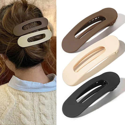 Fashion Matte Flat Hair Clips Duck Billed Clips Accessories Matte Hairpins Hairgrips Bangs Barrettes Girls Hair Accessories