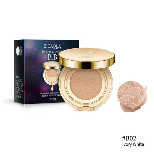 BIOAQUA Waterproof Matte Air Cushion Poreless BBïŒCC Cream High Coverage Oil-control Soft Face Makeup Foundation Base Cosmetics