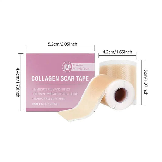 Silicone Scar Patch 4x150cm Waterproof Keloid Removal Strip Effective Scar Therapy Self-Adhesive Tape for Surgical Acne Burn