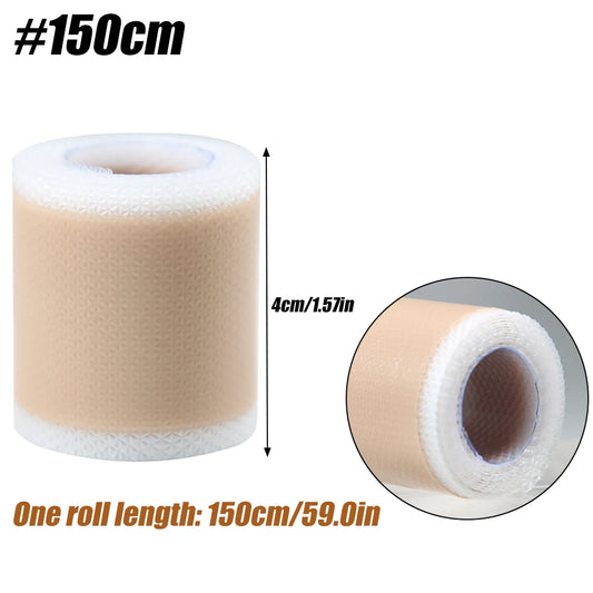 1 Roll Silicone Scar Sheets - Medical Grade, Reusable Scar Tape for Keloid, C-Section, Surgery, Burn, Acne - Waterproof, Latex-F