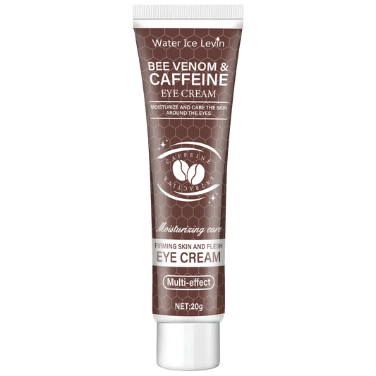 Bee Venom and Caffeine Eye Cream Suitable for All Skin Types - 20g, Deeply Nourishing and Firming, Contains Aloe Vera and Avocado, Alcohol-Free