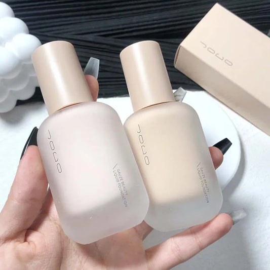 JOCO Liquid Foundation Oil Control Moisturizing Makeup Concealer Refreshing Natural Clear Waterproof Longlasting Face Makeup Hot