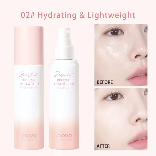 Long-Lasting Makeup Setting Spray-Hyaluronic Acid Niacinamide, Moisturizing, Oil Control, Waterproof & Sweat-Resistant