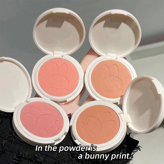 ART VALUE Monochrome Blush Palette Matte Peach Rouge Cute Rose Red Cheek Tint Blush Powder Natural Face Contouring Shadow Makeup