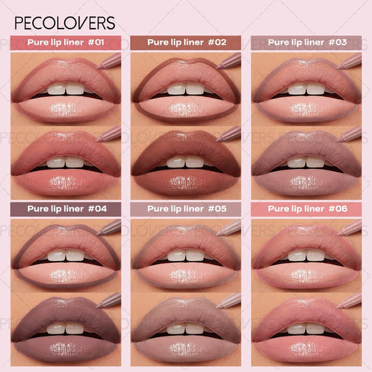 1 Piece Long-Lasting Waterproof Lip Liner Pen - Easy Coloring with Great Color Rendering for Diverse Lip Looks