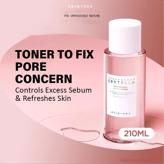Centella Poremizing Fresh Ampoule and Clear Toner Hydrating Essence Face Pore Care & Oil Balance Serum Poremizing Basic 2pcs Set
