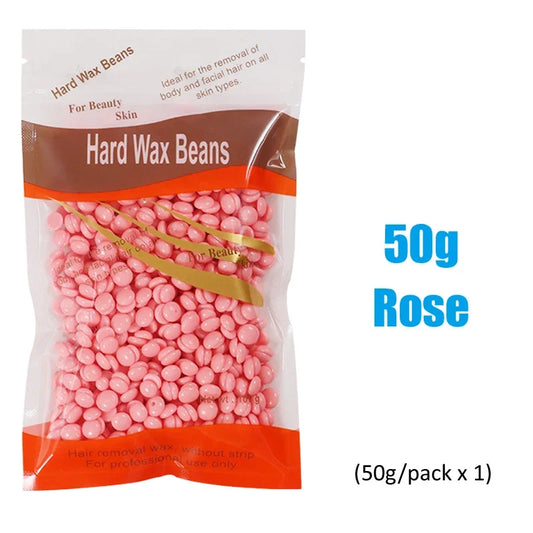 Hair Removal Wax Beads 500g/200g/50g For Wax Heater Painless Depilatory Waxing Body Hair Removal Beans Grooming Tool Unisex