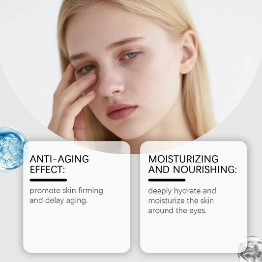 Instant Firm Eye Cream Instant Under Eye Tightening & Depuffing Cream, Help Smooth Fine Lines & Reduce Puffiness Dark Circle