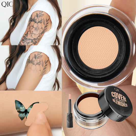 QIC Hydrating Eye Brightening Concealer Contour Cream Full Coverage Long Lasting Correcting Eye Concealer, Perfect Look Makeup