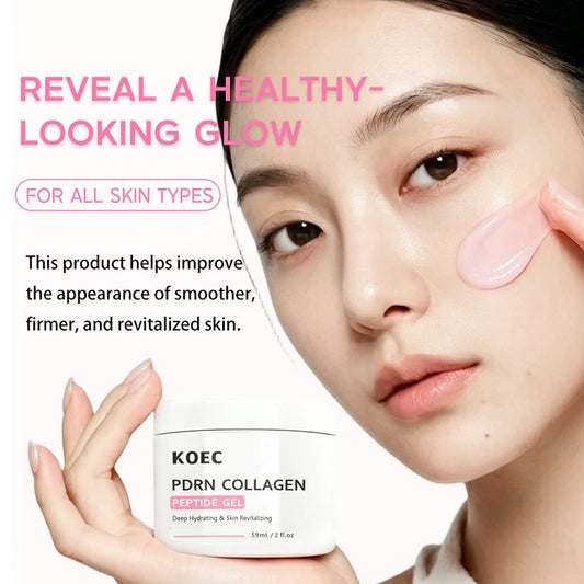 PDRN Salmon Jelly Peptide Gel Cream Moisturizer Hydrating Soothing Repairing Nourishing Korean Glass Skin Face Moisturizer