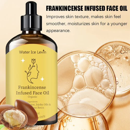 Frankincense Facial Oil - Moisturizes and Nourishes the Face and Body | Alcohol-Free and Contains Glycerin | Suitable for All Skin Types | Suitable for Massage, Showering, and Relaxation
