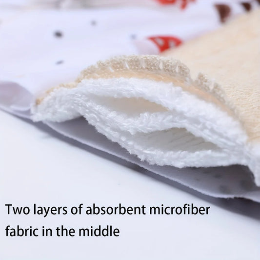 Reusable Sanitary Napkins Washable Cotton Panty Liners Soft Cloth Menstrual Pads 4pcs Pads with 1pc Mini Wet Bag
