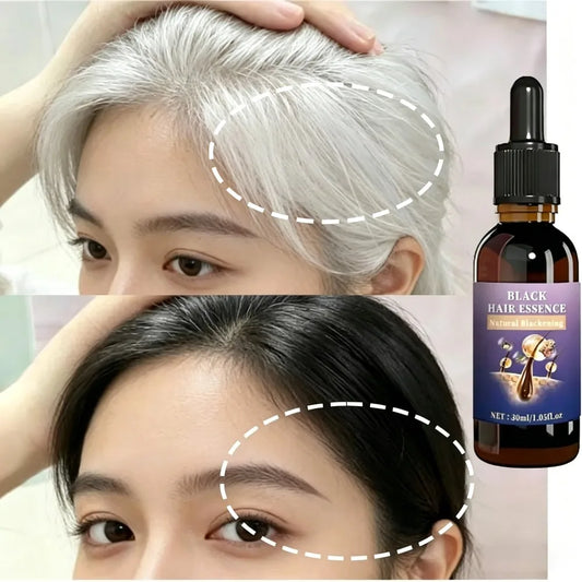 Hair Strengthening Black Essence - Balances Scalp Oil & Unclogs Follicles, Improves Hair Shine.