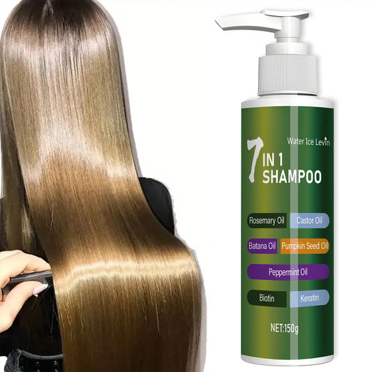 7-in-1 Shampoo, Rich in Foam and Easy to Rinse, Removes Dandruff, Reduces Hair Breakage, Long-Lasting Oil Control, Super Volumizing, Strengthens Hair, Repairs Split Ends, Makes Hair Thicker and Softer