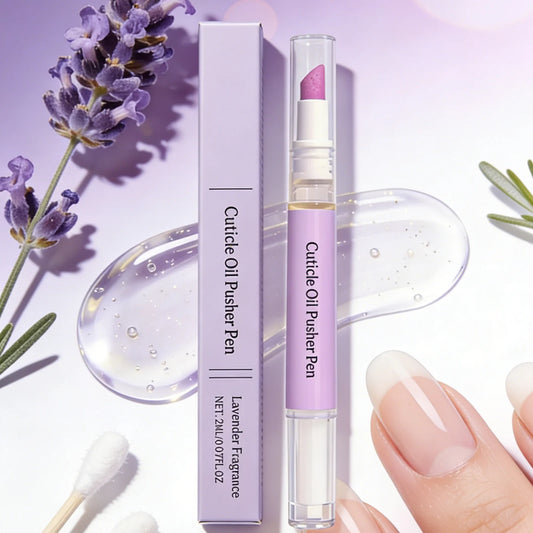Nail Cuticle Oil Pen Lavender Fragrance Professional Cuticle Pusher Nourishing Nail Oil Cuticle Remover Nail Nutrition Oil Pen