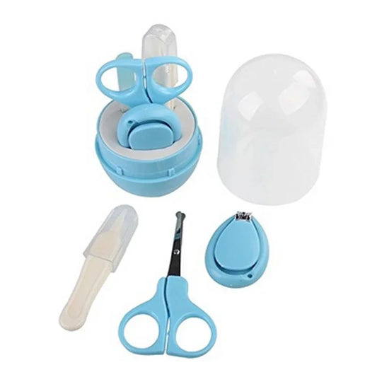 Safe Portable Nail Clipper Trimmer Tweezer with Box Children Manicure Kit Newborn Baby Nail Scissor Baby Nail Care Tool Kid