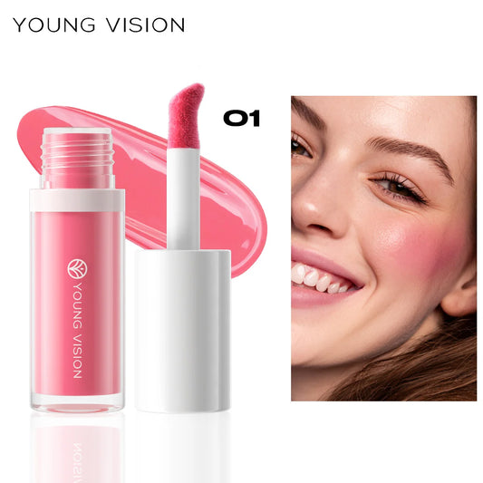 6Colors Liquid Blush Long-Lasting Liquid Blush For High-Pigment Colour, Creates A Soft, Dewy Finish, Vegan & Cruelty-Free