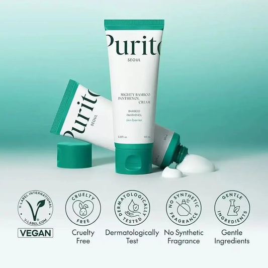 100ml Purito Bamboo Essence Cream Anti Aging Wrinkle Removing Black Eye Circle Anti Swelling Cream Facial Skin Care