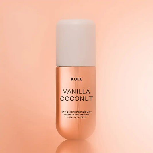 KOEC Vanilla & Coconut Fragrance Mist Perfume Refreshing Moisturizing Triple Notes Plant Fragrances Propylene Glycol