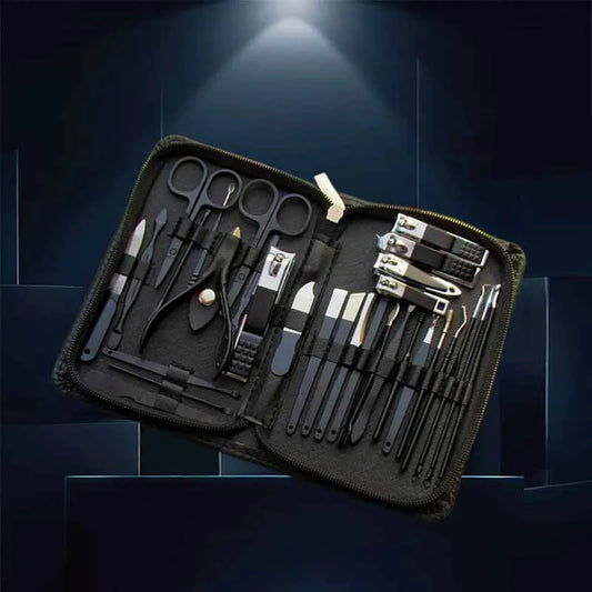 30 PCs Manicure Cutters Nail Clipper Set Household Stainless Steel Manicure Kit Nail Clippers Pedicure Nail Scissors Tool