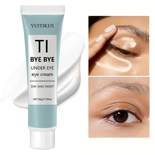 YUITIKUE TI Bye Under Eye Cream | Day & Night Use, Fades Dark Circles & Puffiness 20g