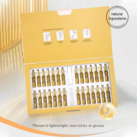 20% Vitamin C Ampoule Serum Set Moisturising Whitening Wrinkle Reducing Anti-Ageing Serum Face Beauty Skin Care
