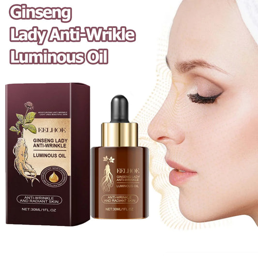 Ginseng Extract Facial Essential Oil Firming Fade Fine Lines Moisturizing Skin Rejuvenation Non-Greasy Nourishing Face Essence
