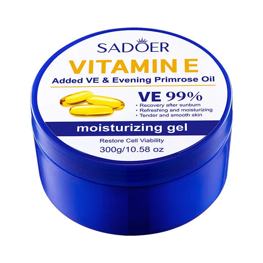 300g Aloe Vera Hydrating Gel Vitamin C & Collagen Moisturizer Skin Gel Evening Primrose VE Soothing Repair Gel for Face & Body