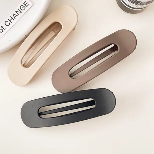 Fashion Matte Flat Hair Clips Duck Billed Clips Accessories Matte Hairpins Hairgrips Bangs Barrettes Girls Hair Accessories