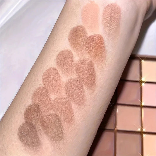25 Color Eyeshadow Palette Natural Gray Brown Earthy Tone Coffee Chocolate Style Makeup Shadows for Eyes Make Up Women Cosmetics