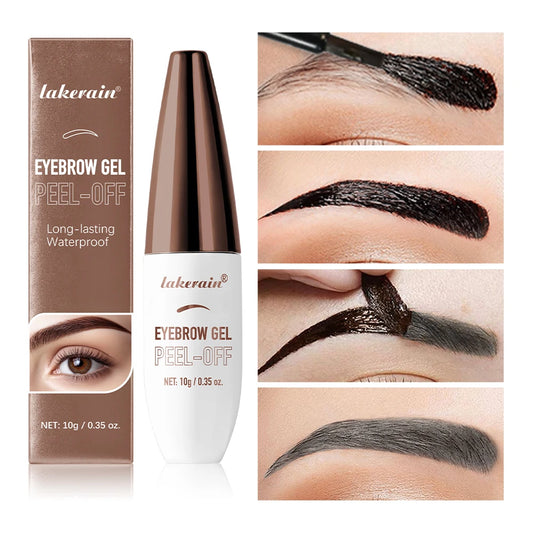 Waterproof Peel Off Eyebrow Gel Tint Semi Permanent Tattoo Brow Tint Transfer-proof, For Fuller & Defined Looking Brows Makeup