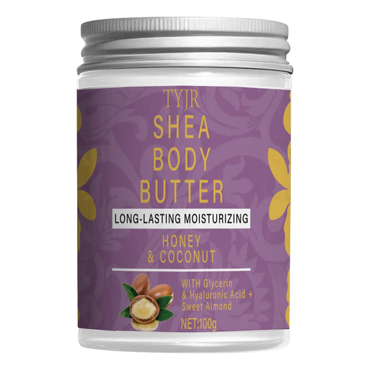Shea Butter Moisturizing Body Cream, Makes Skin Softer and More Supple, Tightens Skin, Makes Skin Brighter and More Radiant, Nourishes the Body during Massage, Suitable for Dry and Chapped Skin