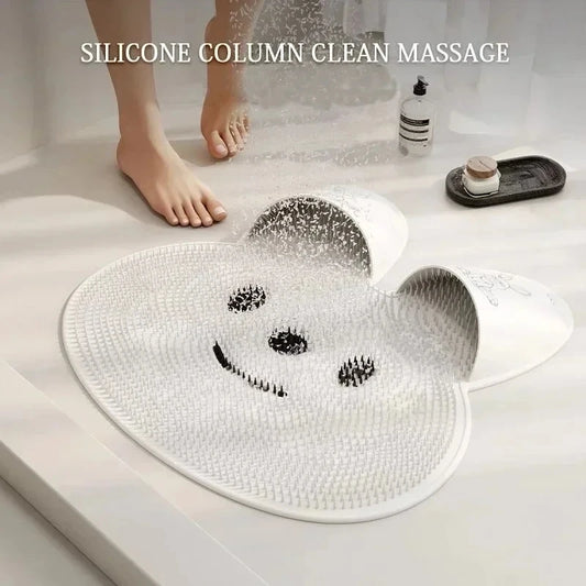 Rabbit foot rubbing, foot washing, foot massage, foot pad, bathroom scrubbing, anti-slip pad, shower room floor mat