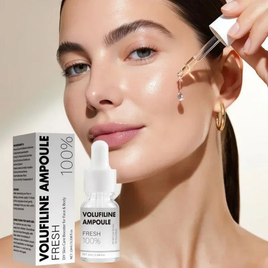 Volufiline Concentrated Ampoule Serum Face Essence Plumping Booster Liquid Even Skin Tone Smooth Texture Hydrating Nourishing