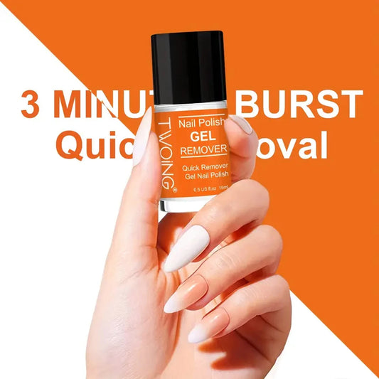 Nail Polish Gel Remover Set,2-5 Minutes Quick Remover Polish,With Gel Nail Polish Remover ,Nail Latex Tape,For Nail Salon Care