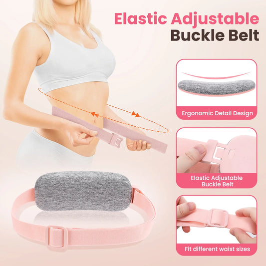 Women's 4 Modes Period Heating Belt Menstrual Abdominal Warmer with Vibration Massage