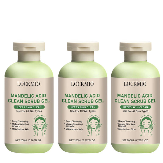 Mandelic Acid Clean Scrub Gel Gentle Exfoliator Dead Smooth Skin Care Product Deep Clean Scrub Improve Facial Texture Appearance