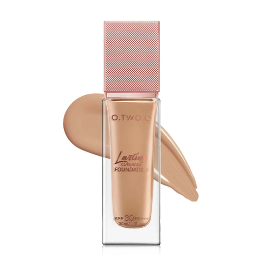 O.TWO.O Foundation Liquid Coverage Cream Matte Moisturizing Oil-control Long-Lasting Waterproof Concealer Foundation Makeup