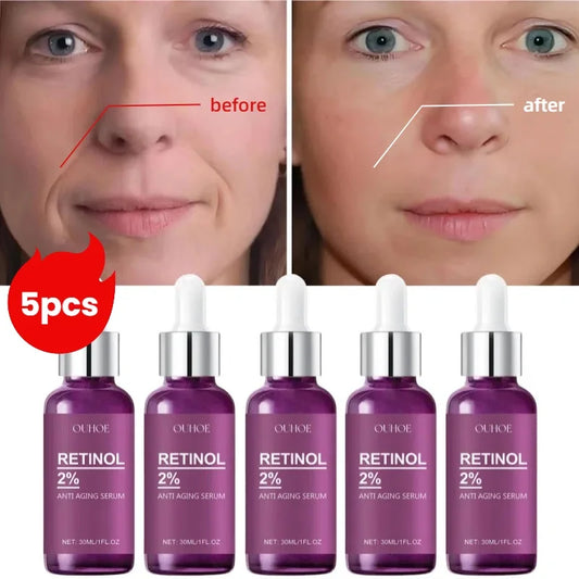 Facial Retinol Serum Whitening Moisturising Fade Fine Lines Anti Wrinkle Anti Ageing Rejuvenate Your Face Korean Cosmetics 30ml